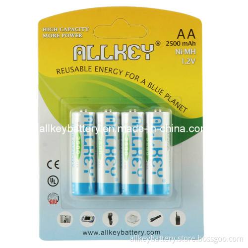 High Capacity Ni-MH Rechargeable Battery